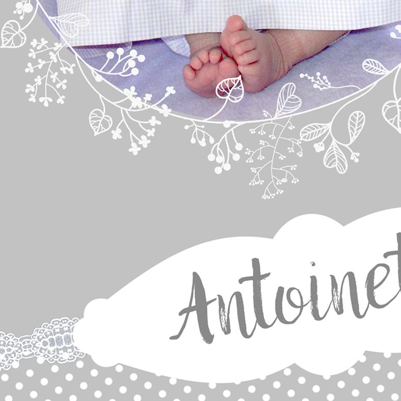 Lace personalised name poster print | A delightful range of personalised name prints featuring your baby's name. Lovely #nurserydecor #babygift from PhotoFairytales