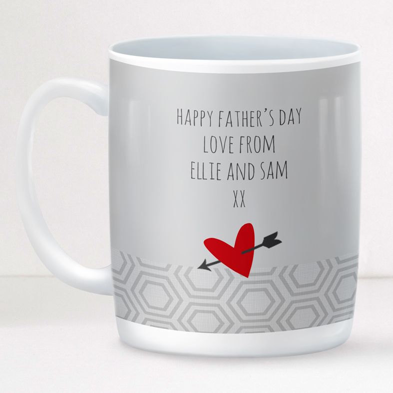 Superbear personalised mug gift  | beautifully illustrated and customised mug, created to order, from PhotoFairytales #fathersdaygift