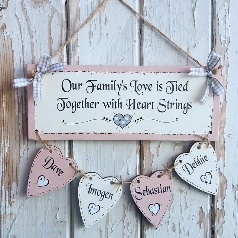 Personalised Wooden Gifts, Signs and Plaques | handmade to order, range of designs and colours, free UK delivery