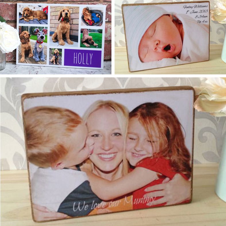 Personalised Wooden Photo Blocks and Plaques | Missing You Gift, from PhotoFairytales