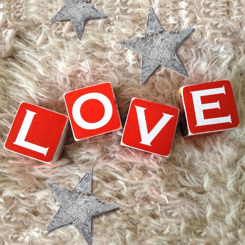 Handmade Wooden Letter Photo Cubes | spell any word or name, personalised with your own photos, PhotoFairytales
