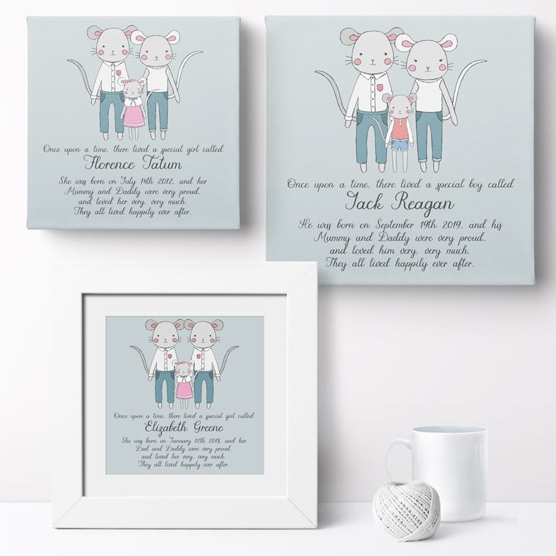 Personalised Canvas and Art Prints for Babies and Children| unique, high quality custom canvas nursery art and prints, PhotoFairytales 