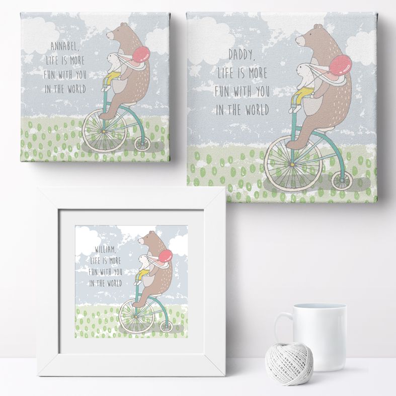 Personalised Canvas and Art Prints for Friends | unique, high quality custom wall art for your friend, PhotoFairytales
