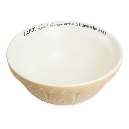 Personalised Ceramic Cake Mixing Bowl | Baking Kitchenware Gift