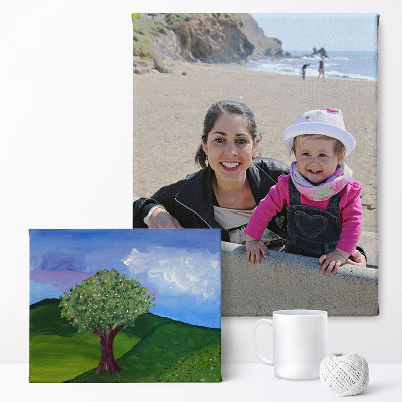 Personalised Canvas Print My Photo On Canvas | Print your favourite picture or photo on custom canvas, high quality, free P&P