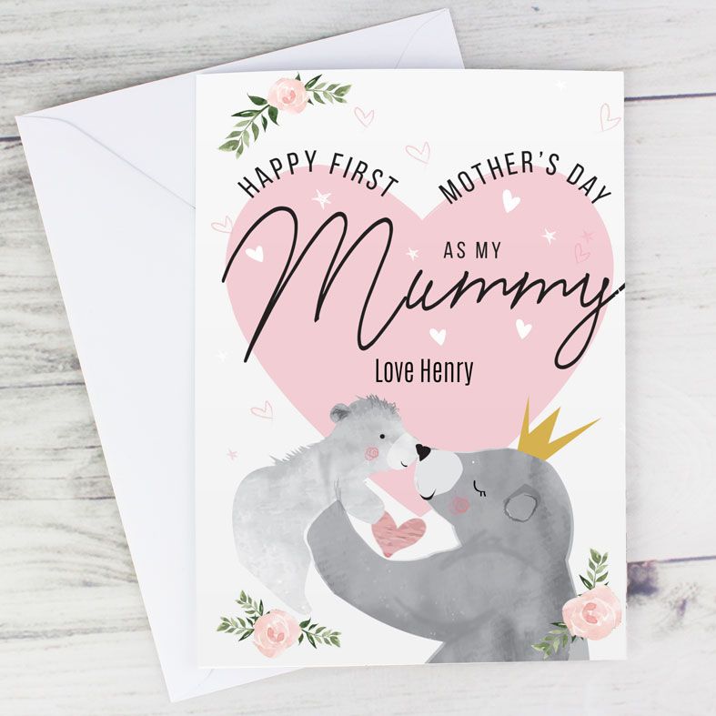 First Mother's Day personalised Mother's Day greeting card | PhotoFairytales