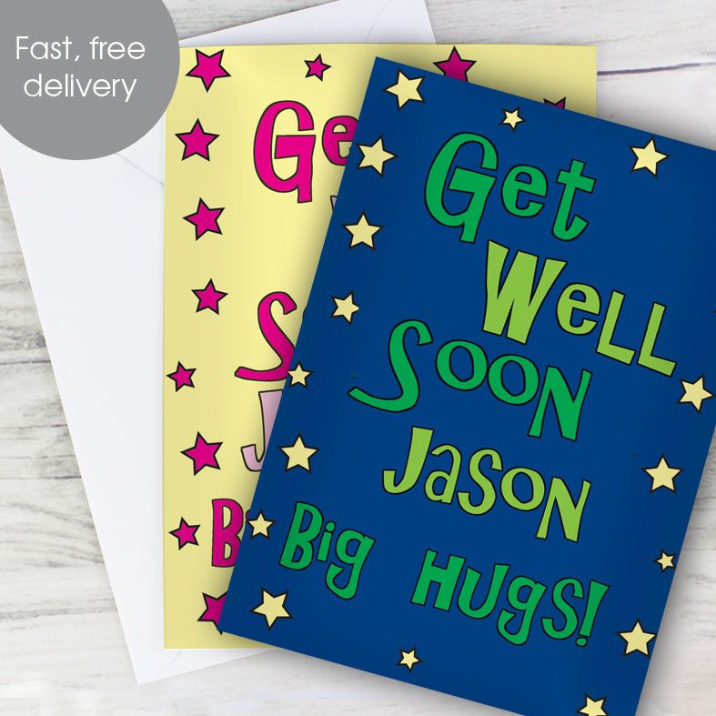 Personalised Get Well Soon Card | PhotoFairytales