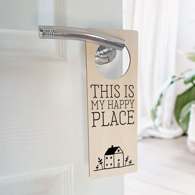 Personalised Door Hanger Signs | Custom Made Designs, Free P&P