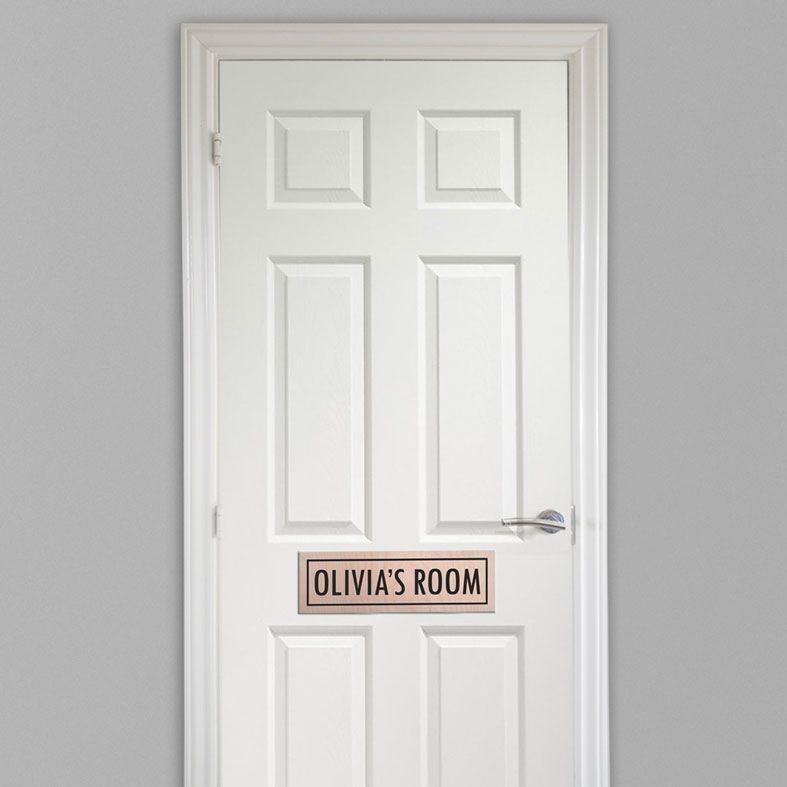 Personalised Room Name Signs | Handmade, Wooden Door Name Plaque for Child's Bedroom or Nursery Door. Free UK Delivery.