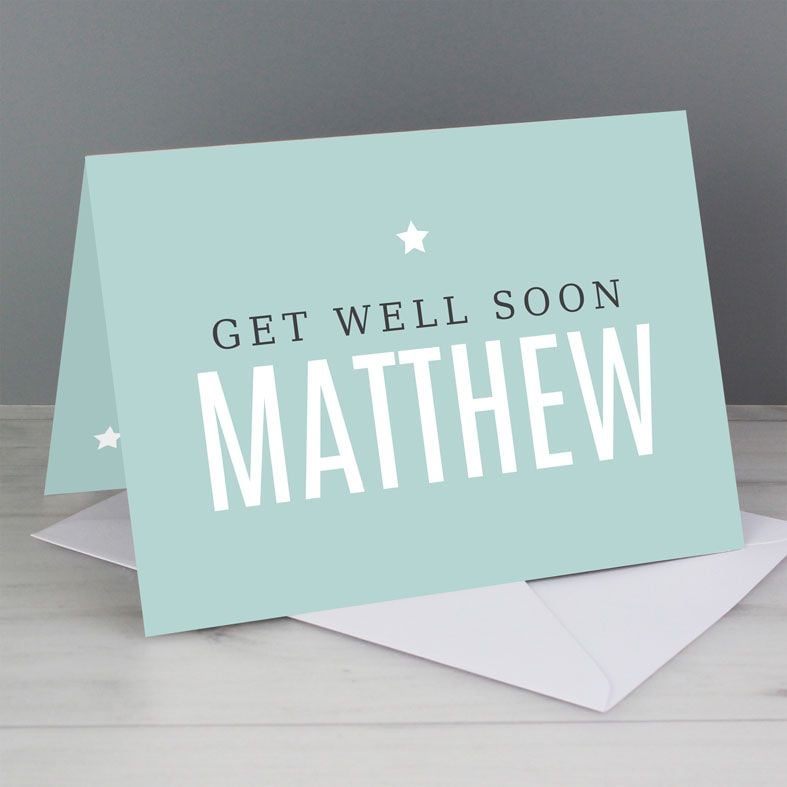 Personalised Get Well Soon Card | personalised greeting cards from PhotoFairytales