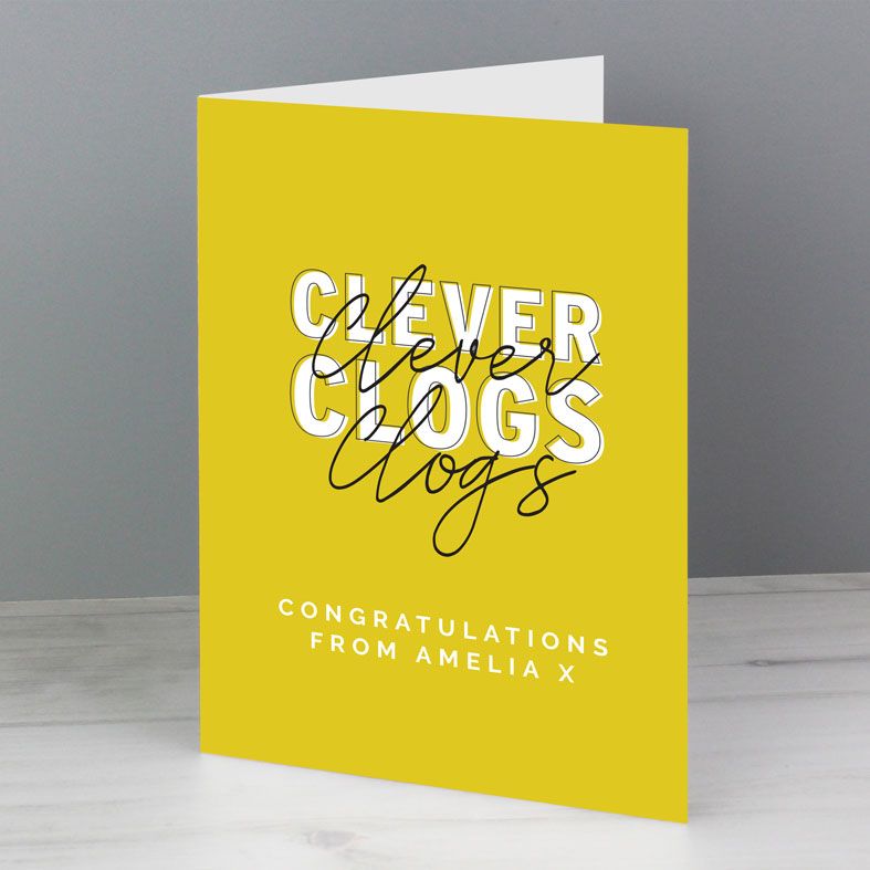 Clever Clogs Personalised Card | PhotoFairytales