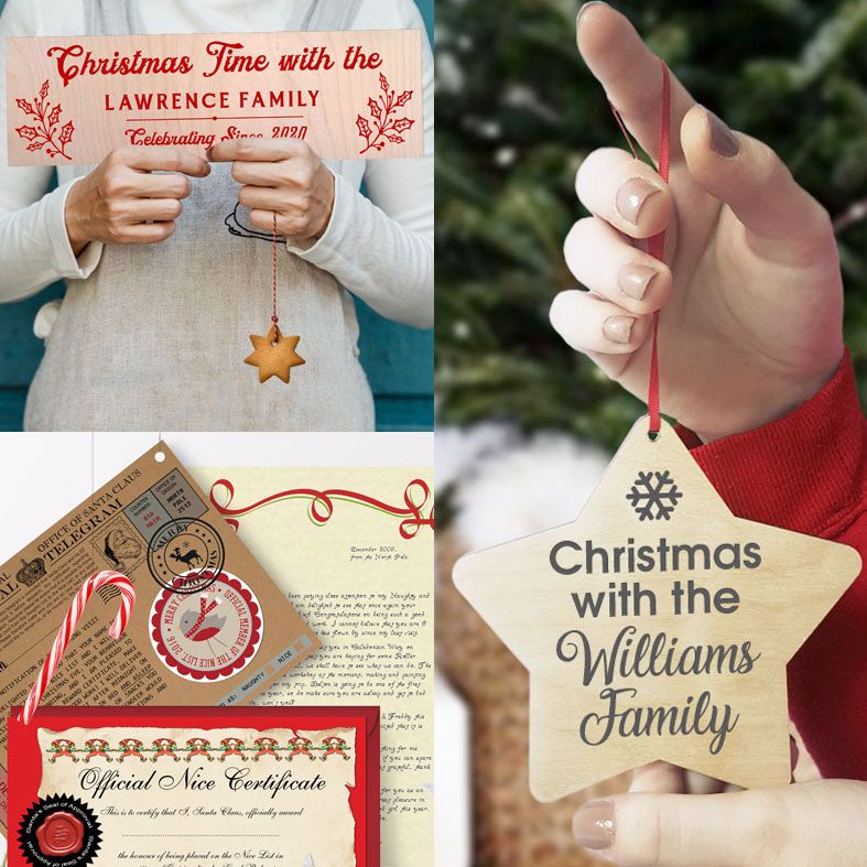 Personalised Christmas Gifts & Decorations | handmade to order, from PhotoFairytales