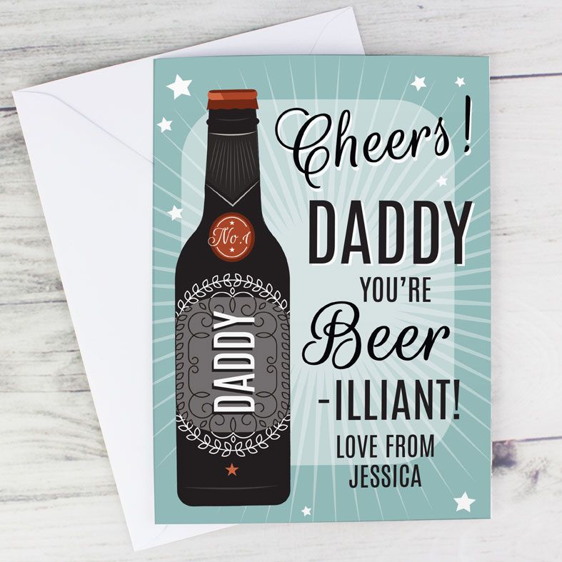 Personalised Beer-illiant Card | PhotoFairytales