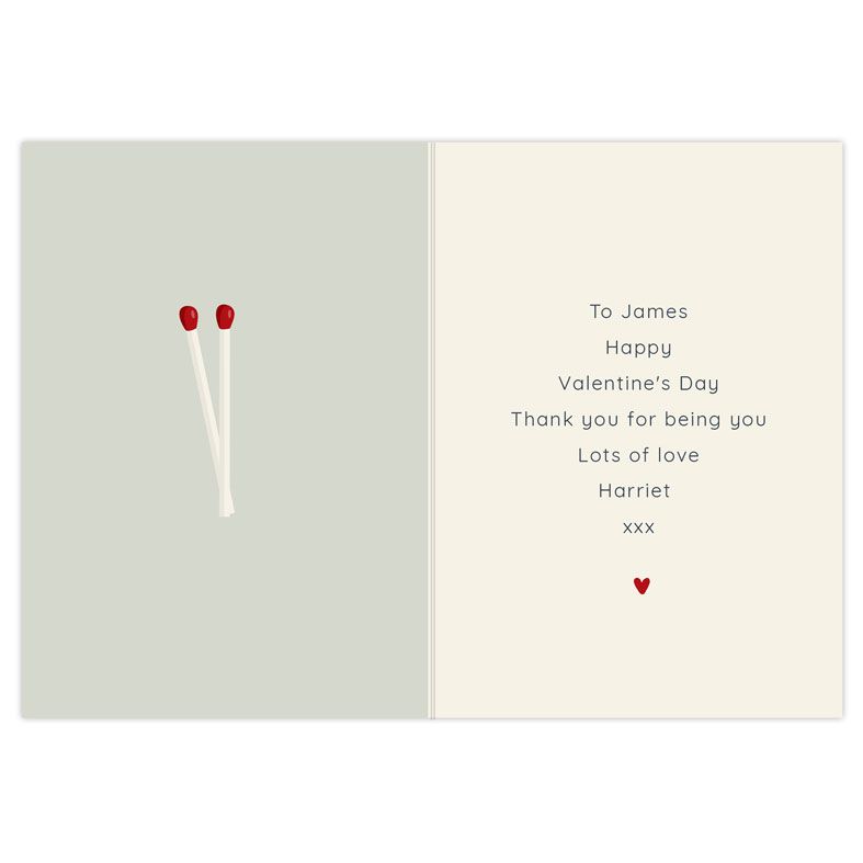 Perfect Match Personalised Valentine Card | PhotoFairytales