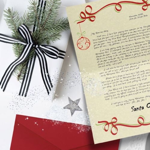 Personalised Real Santa Letters | individually created, includes gifts too!