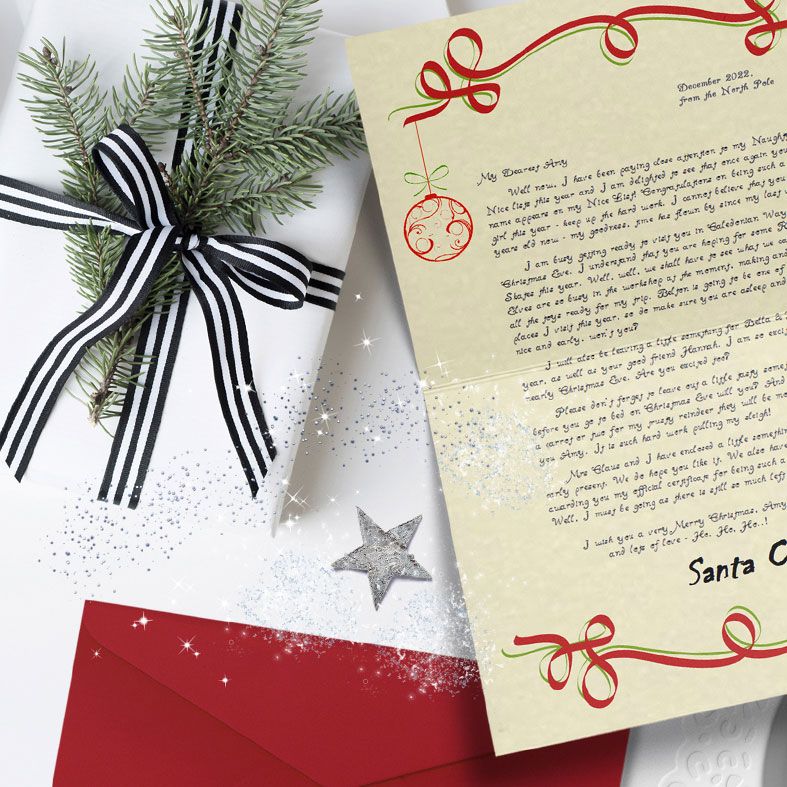 Personalised Santa Letters and Telegrams | individually created, signed by Father Christmas - includes extra gifts, superb quality and value, excellent customer reviews - from PhotoFairytales