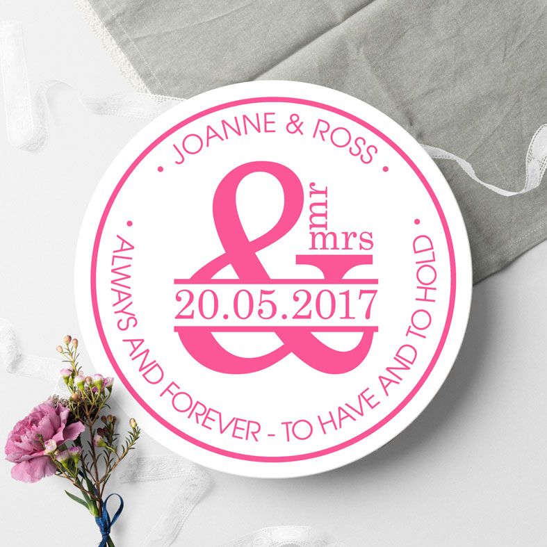 Personalised Wall Plaques & House Signs | Custom made round signs and plaques for home or garden. Interior or exterior use, range of colours and designs. Unique home decor gift for many occasions: wedding, birthday, Christmas and more. From PhotoFairytales.