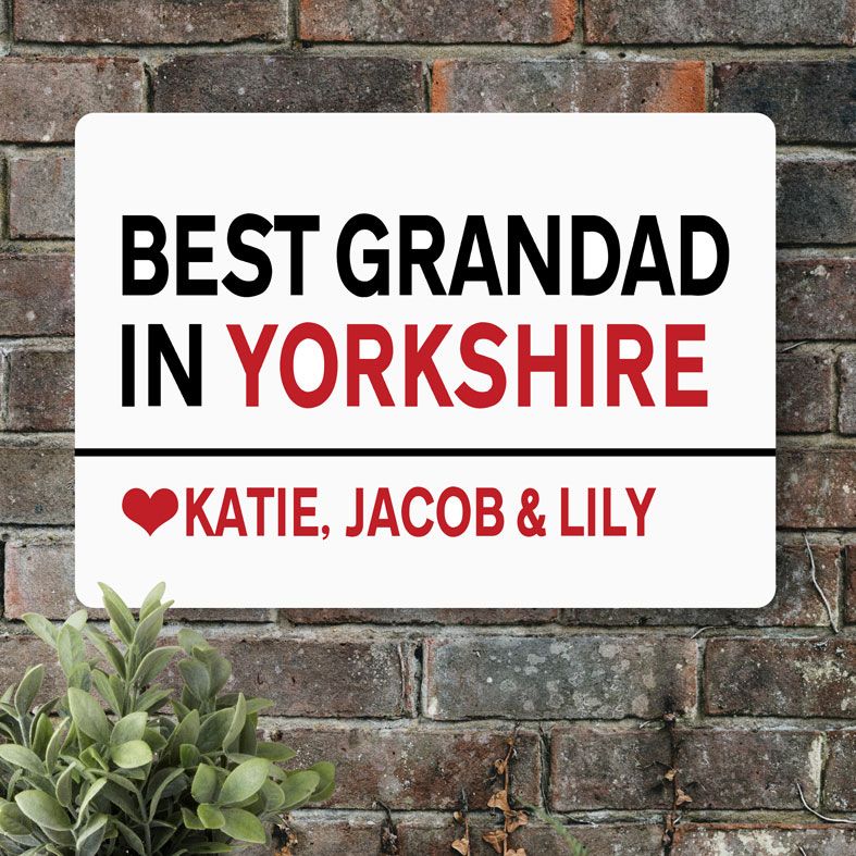 Personalised Father's Day Gifts, free UK delivery - Personalised Metal Street Sign from PhotoFairytales