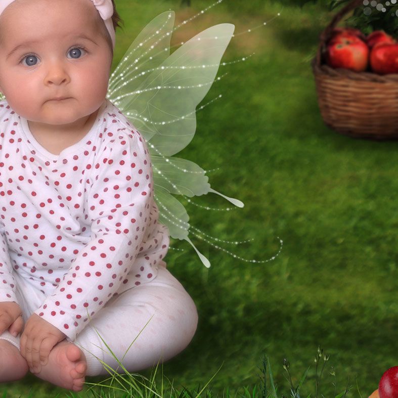Apple Blossom, bespoke fantasy image created from your own photo into unique personalised portrait and custom wall art | PhotoFairytales
