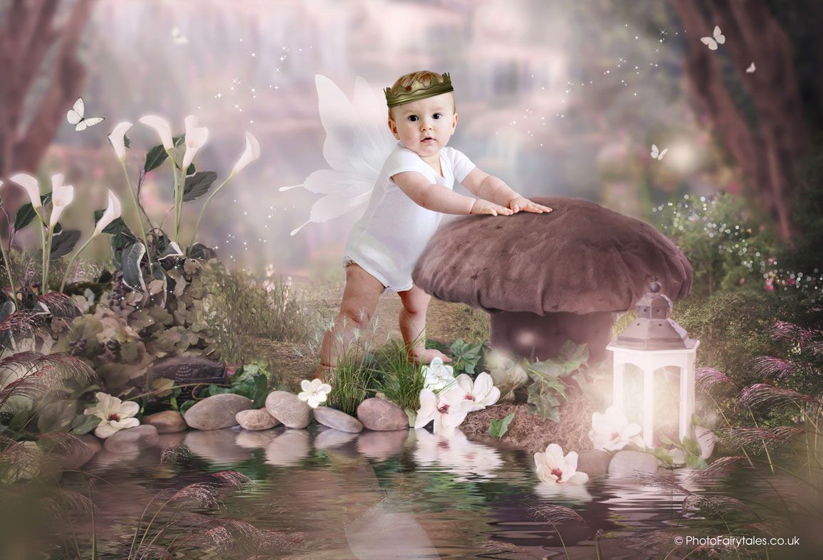 Riverbank Tales, bespoke fantasy fairy tale image created from your own photo into unique personalised portrait and custom wall art | PhotoFairytales