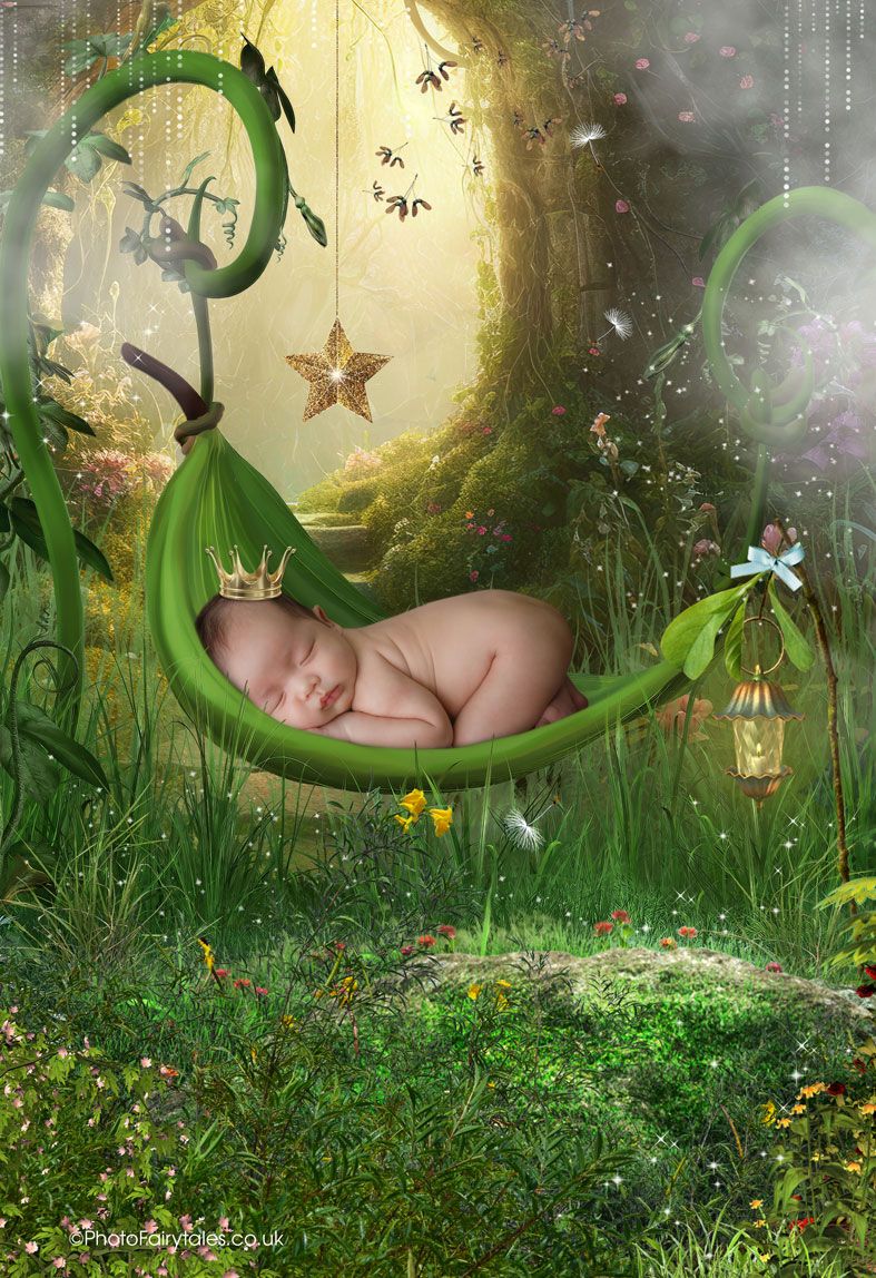 Nature's Rest, fairy tale fantasy image created from your own photo into unique personalised portrait and bespoke wall art | PhotoFairytales