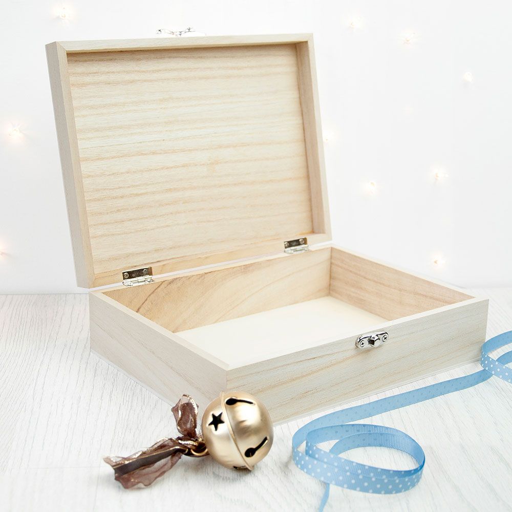 Personalised Pet Christmas Eve Box | for your dog or cat, printed and engraved high quality festive wooden boxes, from PhotoFairytales