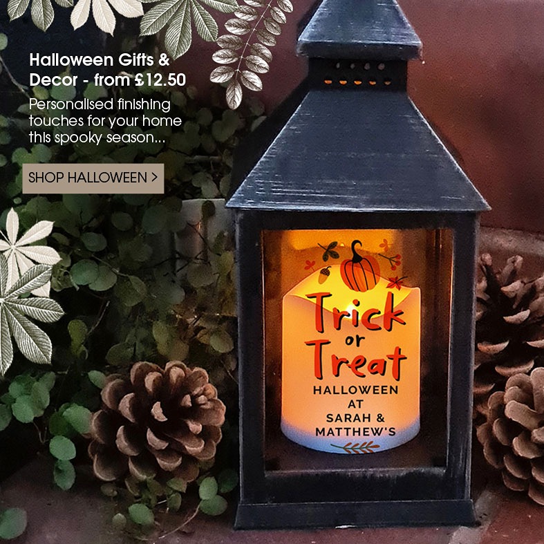 Personalised Halloween Gifts and Decor