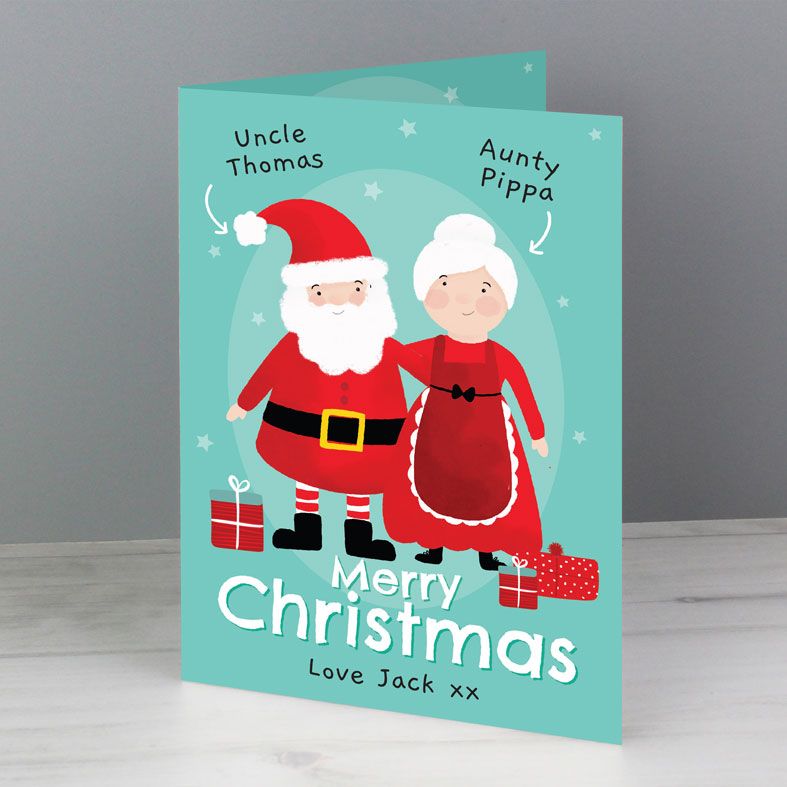 Mr & Mrs Claus Personalised Christmas Card | PhotoFairytales