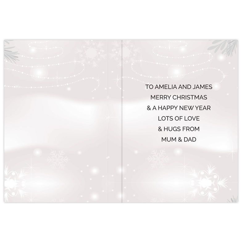 Snow Globe Personalised Christmas Card | PhotoFairytales