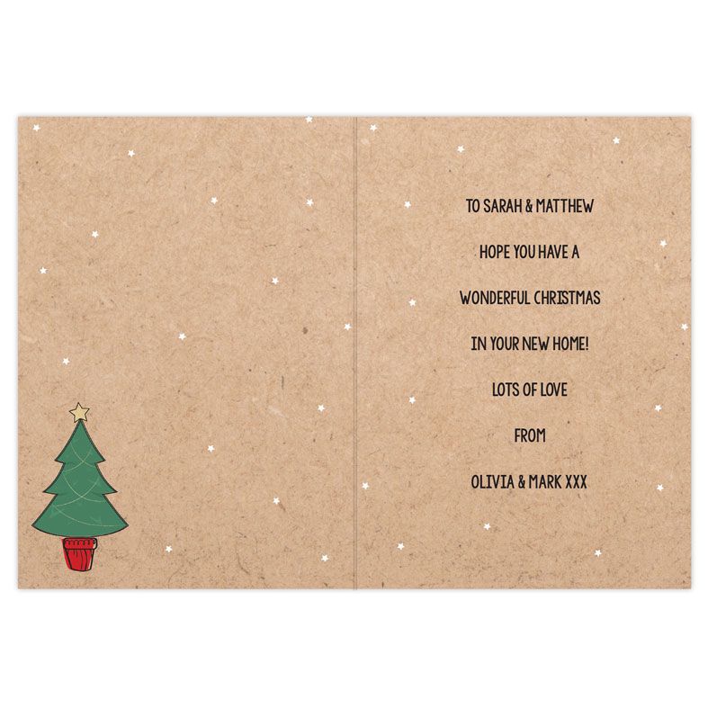 1st Christmas In Your New Home Personalised Christmas Card | PhotoFairytales