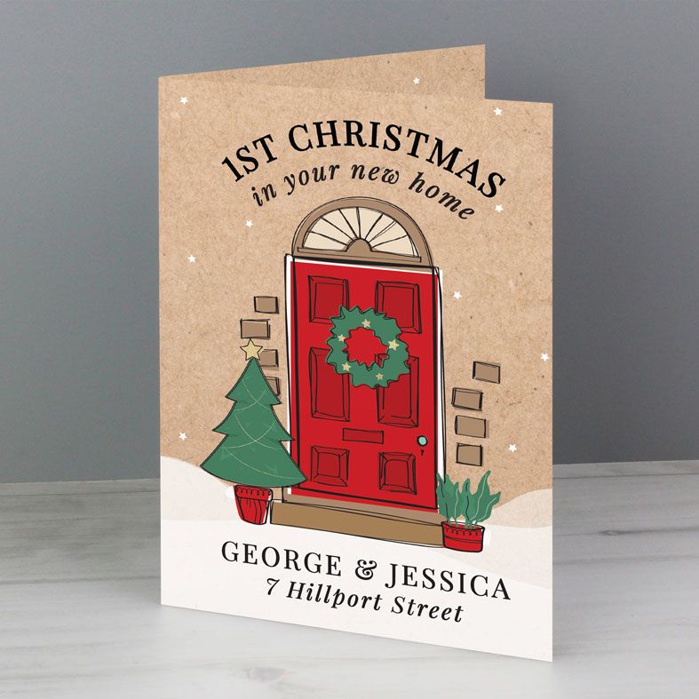 1st Christmas In Your New Home Personalised Christmas Card | PhotoFairytales