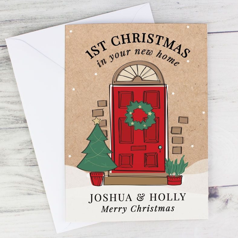 1st Christmas In Your New Home Personalised Christmas Card | PhotoFairytales