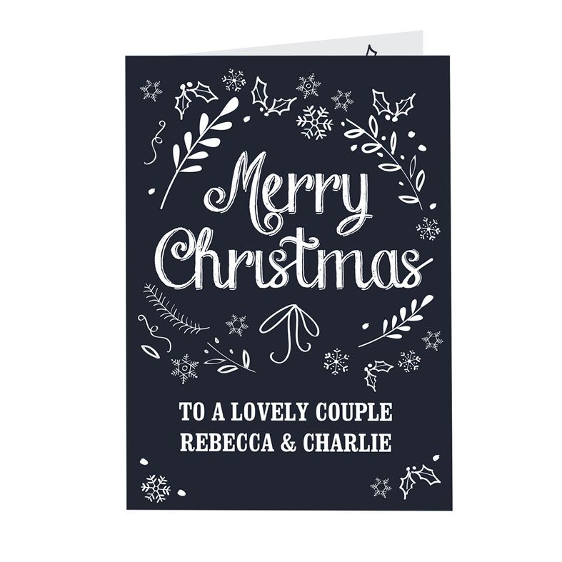 Christmas Frost Personalised Christmas Card | PhotoFairytales
