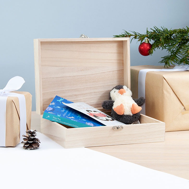 Personalised Pet Christmas Eve Boxes | festive high quality printed wooden box for your dog or cat, from PhotoFairytales