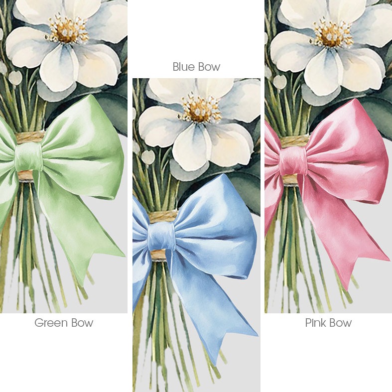 Personalised Bouquet Print | personalised print featuring delicate botanical flowers, custom-made unique new home, housewarming or wedding gift