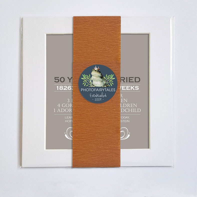 Our Anniversary personalised print with coupleâ€™s names and custom details â€“ romantic wedding or anniversary gift.