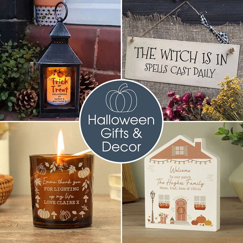 Personalised Halloween Gifts and Decor