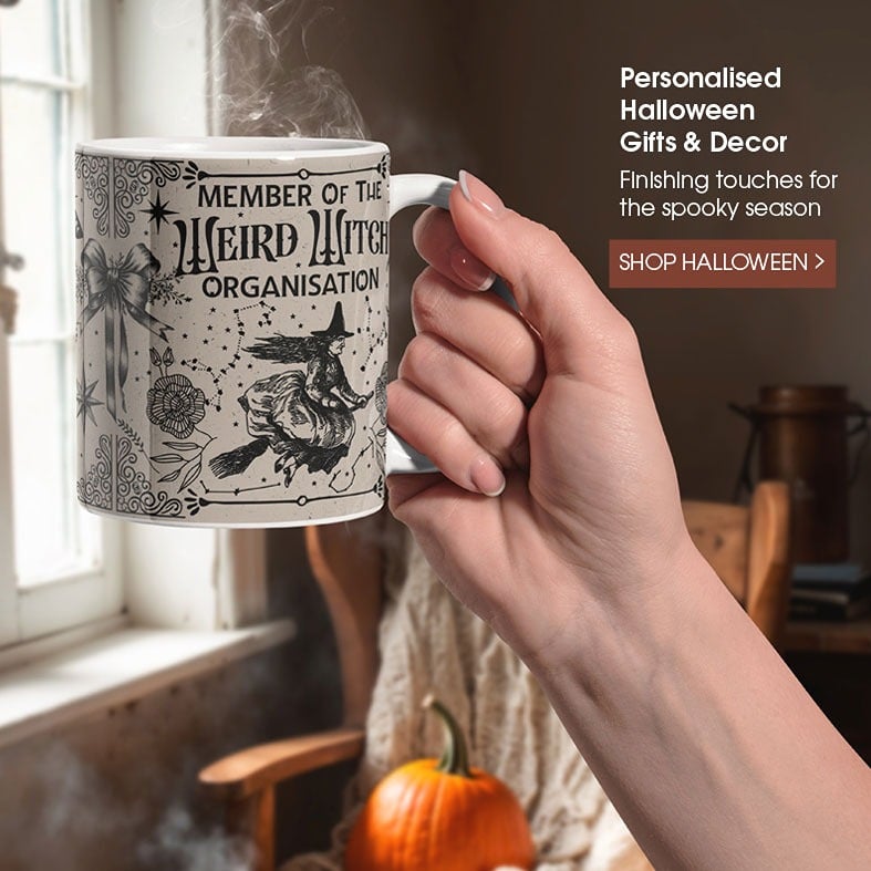 Personalised Halloween Gifts and Decor