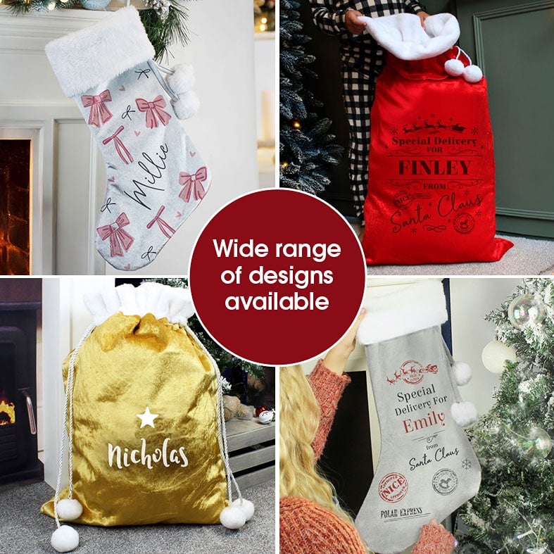 Personalised Christmas Sacks & Stockings | PhotoFairytales