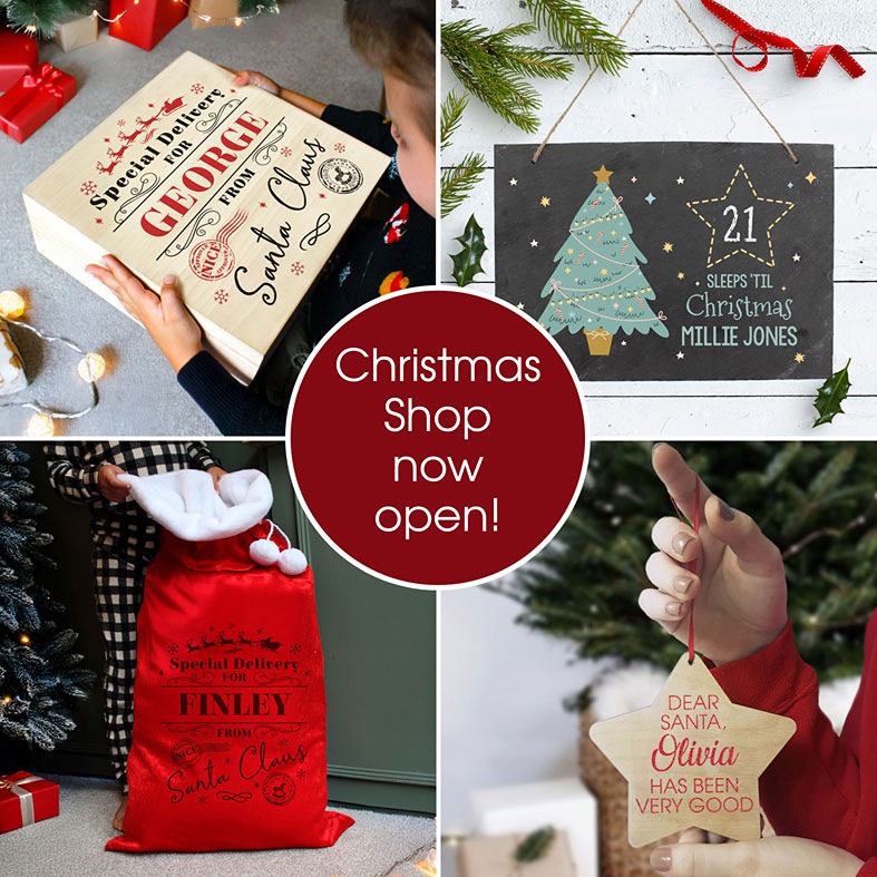Personalised Christmas Gifts, Sacks, Stockings and more | Christmas Gifts for Children & Babies