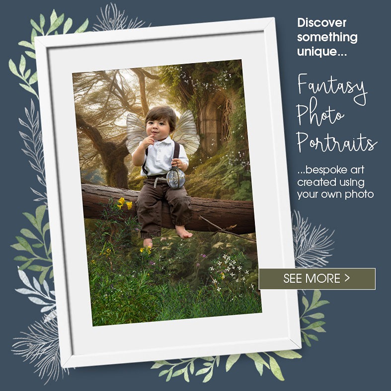 Personalised Fantasy Fairy Portraits | bespoke fairytale art created from your ordinary photo, from PhotoFairytales
