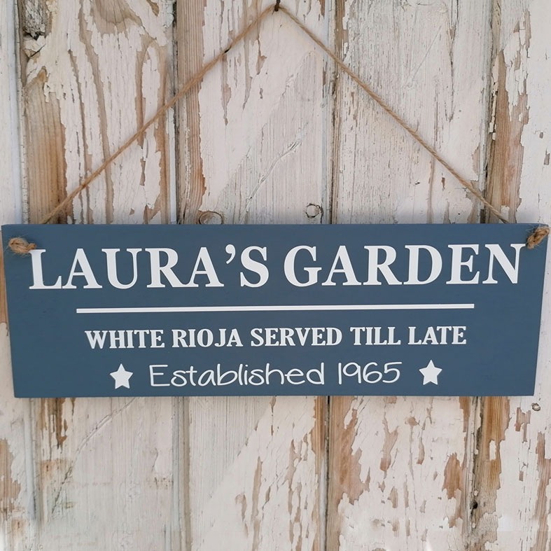 Personalised Wooden Gifts, Signs and Plaques | handmade to order, range of designs and colours, free UK delivery