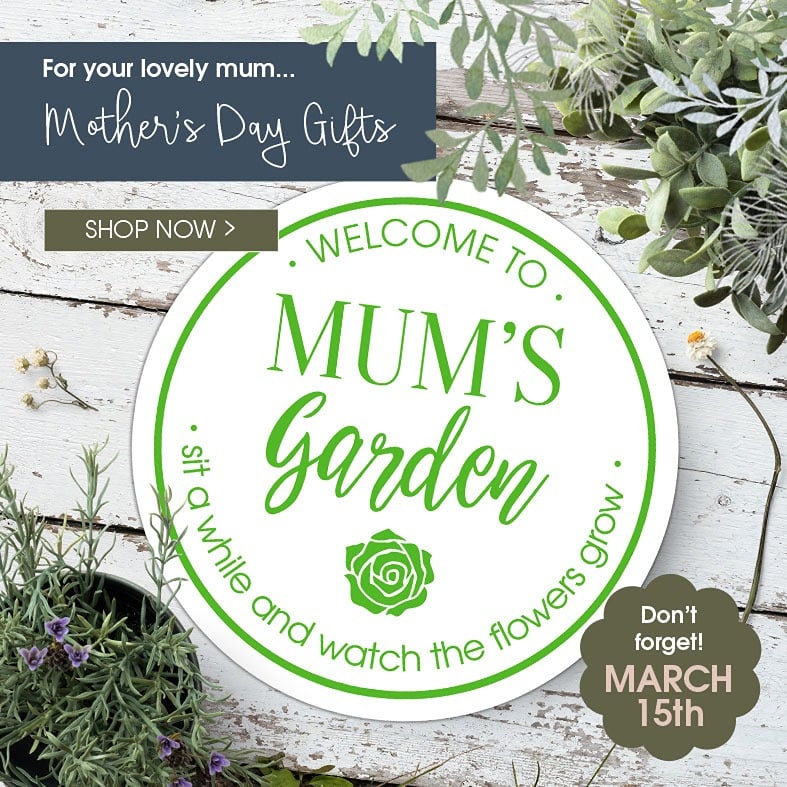 Personalised Mother's Day Gifts and Cards, free UK delivery