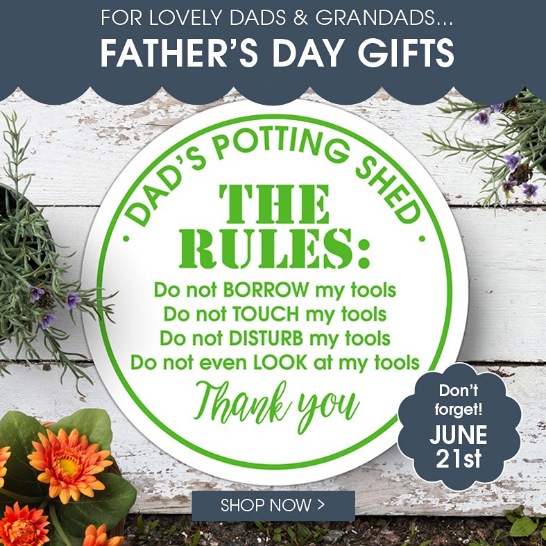 Personalised Father's Day Gifts, free UK delivery - Personalised Heritage Blue Plaques with any wording | Give your dad the recognition he deserves with his own personalised blue plaque!