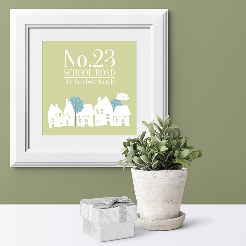 Personalised Family Address Print | Personalised Family Housewarming Gift, Custom Canvas and Art Print, PhotoFairytales