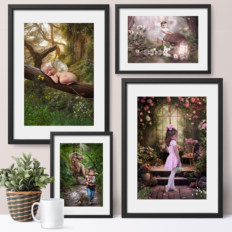 Fairy tale fantasy images created from your own photo into unique personalised portraits & wall art | PhotoFairytales