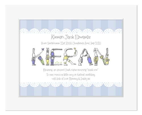 Bunny Rabbit meaning of name personalised christening gift