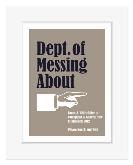 Dept of Messing About fun office gift idea