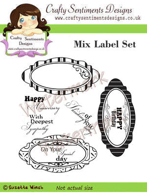 Curvey Label 2 - Mix Label  Set (Out of Stock)