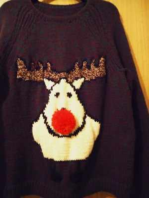 reindeer Christmas jumper